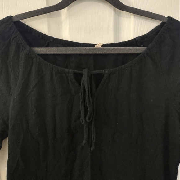 Marona by Target 100% Cotton Beach Coverup Tunic in Black Size M - Picture 3 of 6